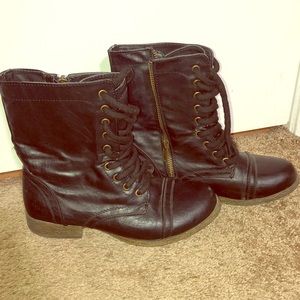 Madden Girl combat boots